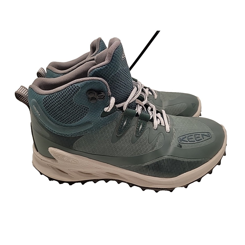 KEEN Zionic Woman Hiking Boots Mid Height Waterproof All Terrain Size 10 Aqua